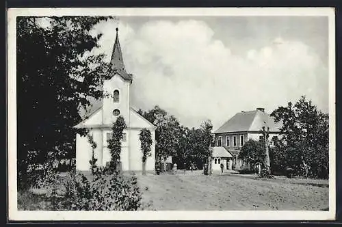 AK Marienberg, Kirche und Gebäude, Panorama