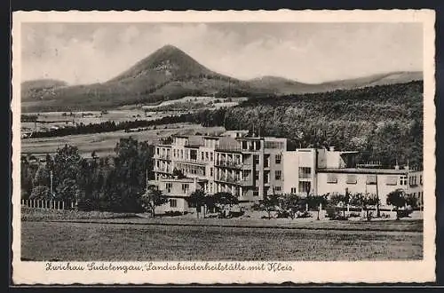 AK Zwickau /Sudetengau, Landeskinderheilstätte mit Kleis