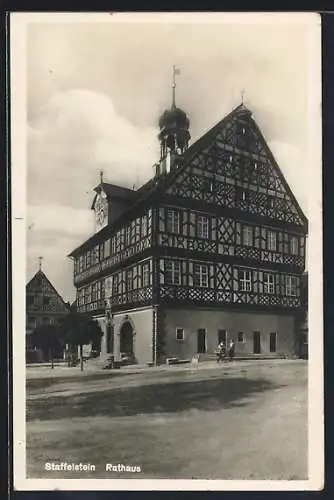AK Staffelstein / Obfr., Partie am Rathaus