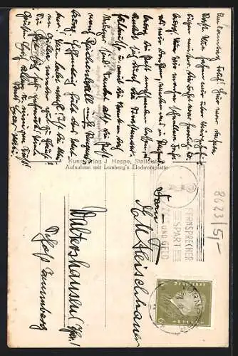 AK Staffelstein / Obfr., Partie am Rathaus