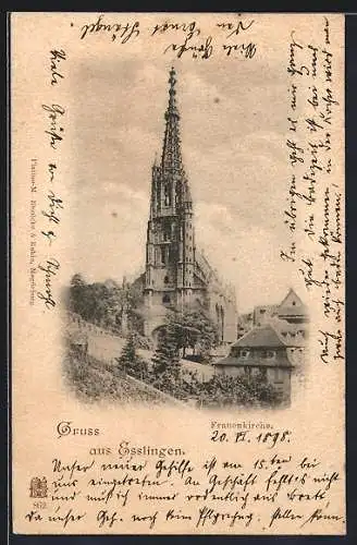 AK Esslingen / Neckar, Die Frauenkirche