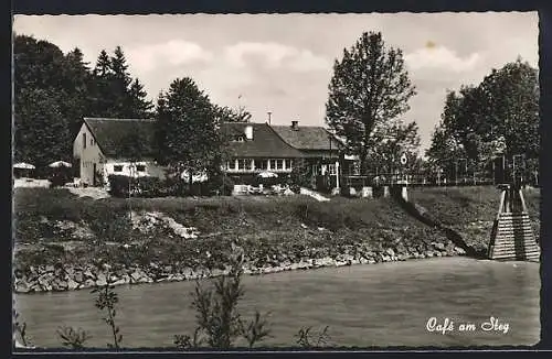 AK Feldkirchen / Obb., Café am Steg, Bes. Günther u. Heidi Littmann