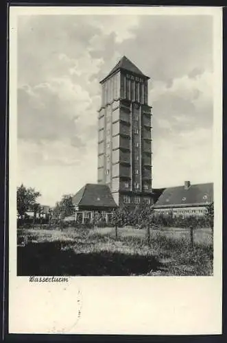 AK Blumenthal / Unterweser, Blick auf den Wasserturm