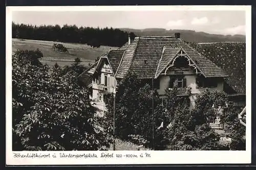 AK Dobel / Herrenalb, Gasthaus und Pension zum Rössle von Willy Barth