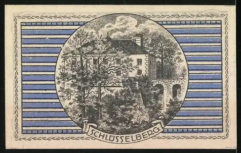 Notgeld Parz 1920, 20 Heller, Schloss Schlüsselberg Motiv