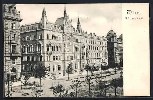 AK Wien, Blick aufs Sühnhaus