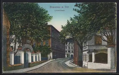 AK Braunau a. Inn, Linzerstrasse