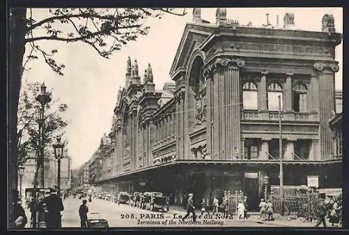 AK Paris, La Gare du Nord