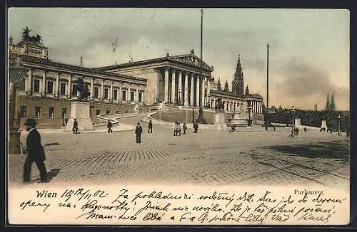 AK Wien, Parlament mit Vorplatz