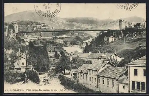 AK Saint-Claude, Le Pont suspendu