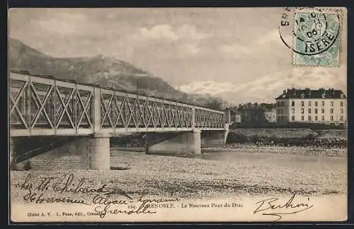 AK Grenoble, le nouveau Pont du Drac