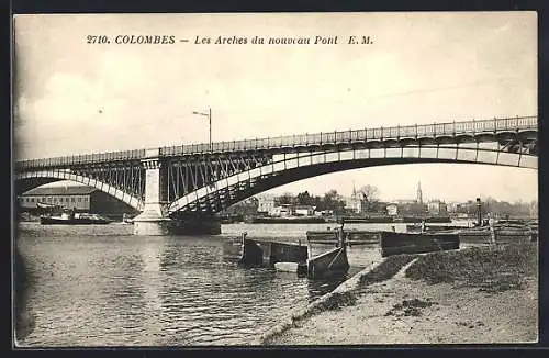 AK Colombes, Les Arches du nouveau Pont