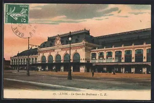 AK Lyon, La Gare des Brotteaux