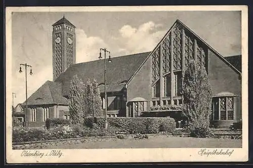 AK Oldenburg i. Oldbg., Hauptbahnhof