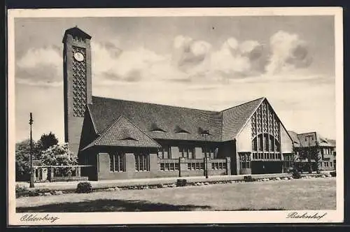 AK Oldenburg / O., Partie am Bahnhof