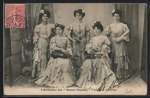 AK L`Orchestre des Dames Nicoises, Dir. Manzoni