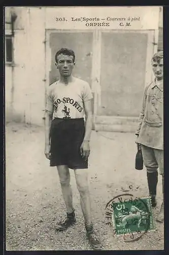 AK Les Sports, Coureurs à pied, Orphée, Portrait