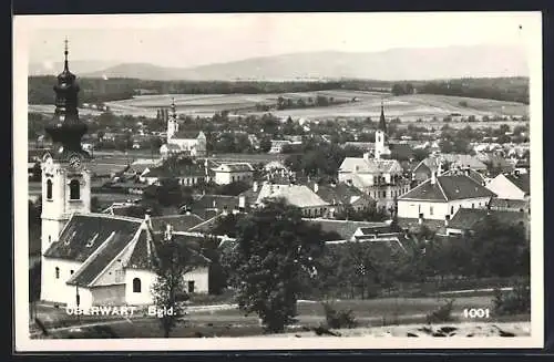 AK Oberwart, Teilansicht mit Kirche