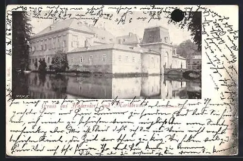 AK Hadersdorf-Weidlingau, Maria Brunn, Laudonschloss