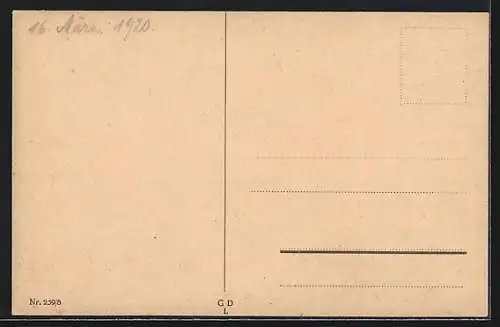 Künstler-AK Arthur Thiele: Hermann und Dorothea