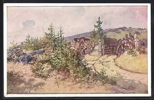 AK Rotes Kreuz Nr. 349: Leutnant Striz des Landsturmregimentes Nr. 24..., Kriegsfürsorge