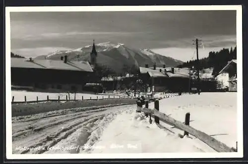 AK Kelchsau /Tirol, Ortspanorama im Winter