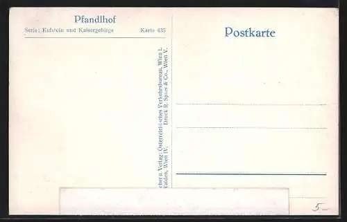 AK Ebbs /Tirol, Gasthof Pfandlhof im Kaisertal