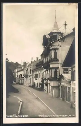 AK Schladming, Strassenpartie am Hauptplatz