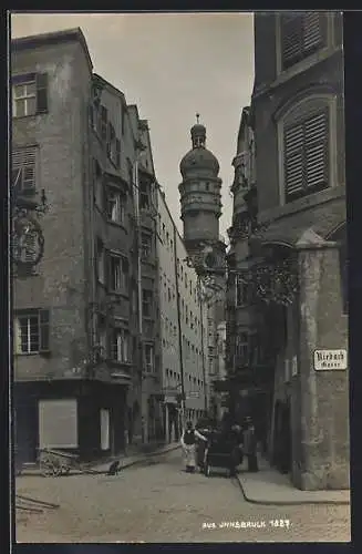 AK Innsbruck, Ecke Sailergasse und Kiebachgasse