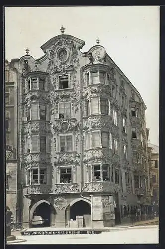 AK Innsbruck, Kasino mit Prachtfassade