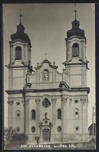 AK Innsbruck-Wilten, Kirche, Hauptfassade