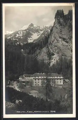 AK Hall in Tirol, Herrenhaus im Halltal