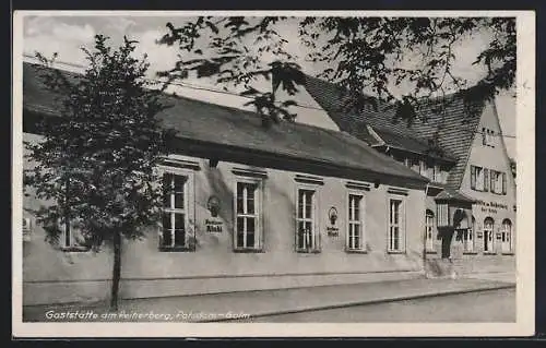 AK Potsdam-Golm, Blick auf die Gaststätte am Reiherberg