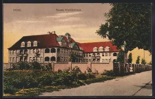 AK Peine, Neues Krankenhaus, Strassenpartie