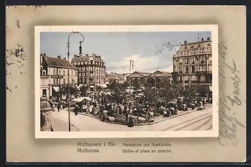 AK Mulhouse, Halles et place au marché