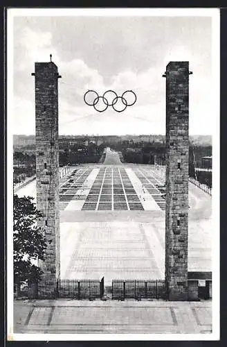 AK Berlin, Reichssportfeld, Osttor Olympiastadion