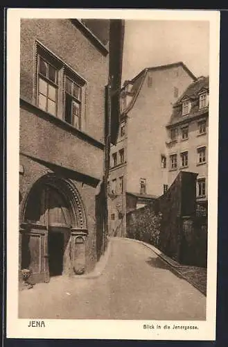 AK Jena, Blick in die Jenergasse