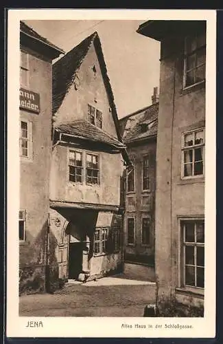 AK Jena, Altes Haus in der Schlossgasse