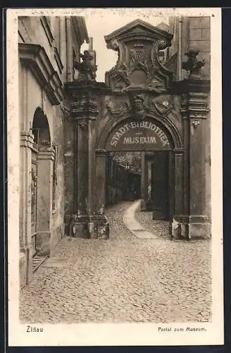 AK Zittau, Portal zum Museum