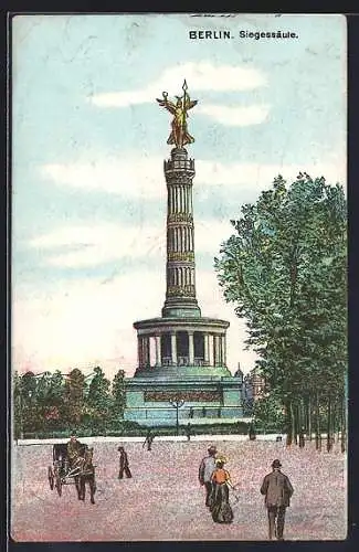 AK Berlin-Tiergarten, Siegessäule
