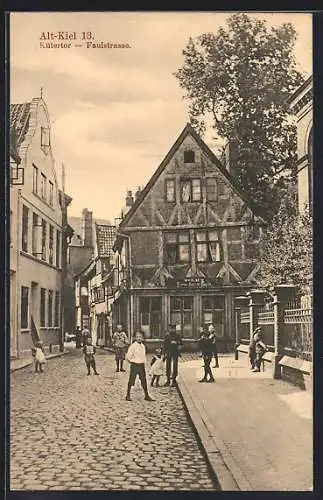 AK Kiel, Kütertor und Faulstrasse, Kinder