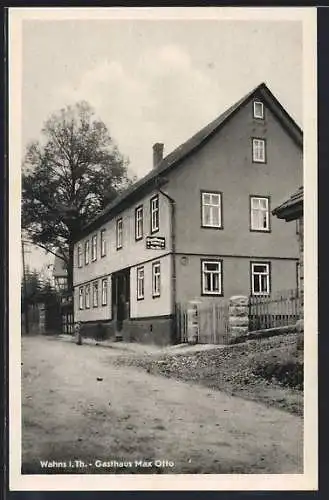 AK Wahns, das Gasthaus Max Otto