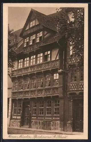 AK Hann.-Münden, Pfarrhaus zu St. Blasii