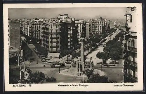 AK Barcelona, Monumento a Jacinto Verdaguer