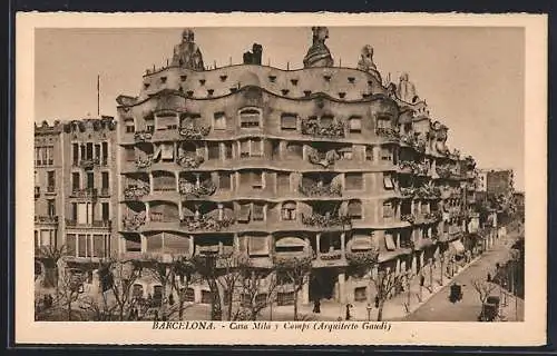 AK Barcelona, Casa Mila y Camps (Arquitecto Gaudi)