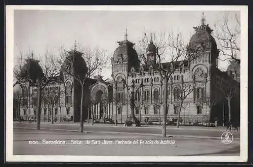 AK Barcelona, Salon de San Juan, Fachade del Palacio de Justicia