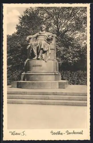 AK Wien, Goethe-Denkmal