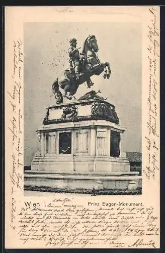 AK Wien, Prinz Eugen-Monument