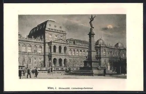 AK Wien, Universität und Liebenberg-Denkmal