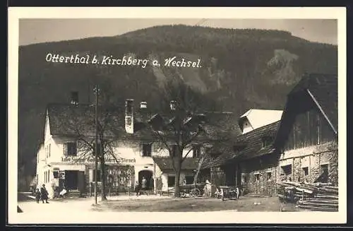 AK Otterthal, Partie am Gasthaus